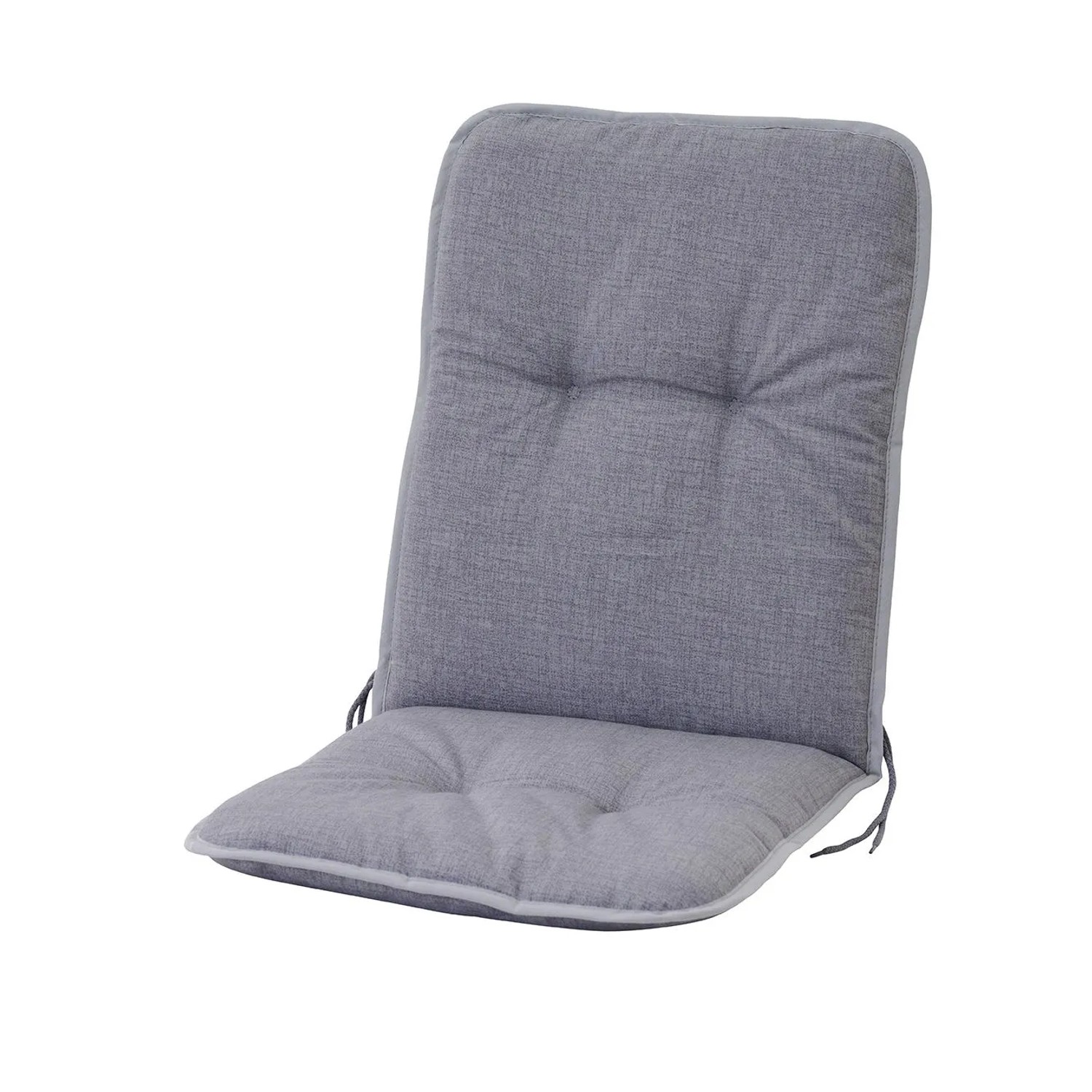 Siena Garden Sesselauflage Elda 100 cm x 47 cm x 6 cm Grau