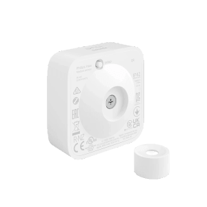 Philips Hue Bewegungsmelder Indoor, 4er-Pack, weiße Sensoren für automatische Lichtsteuerung.