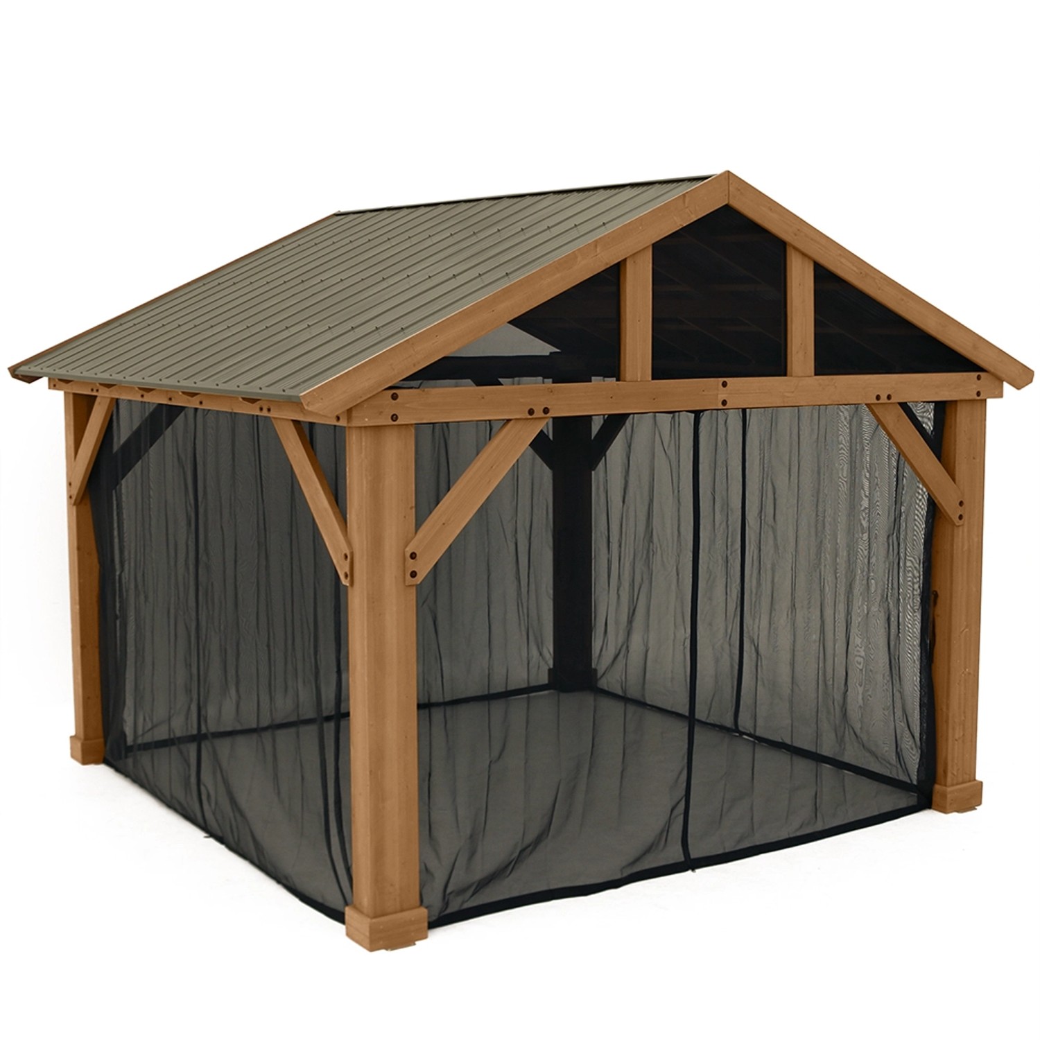 Westmann Moskitonetz für Pavillon 320 cm x 220 cm 4er-Pack