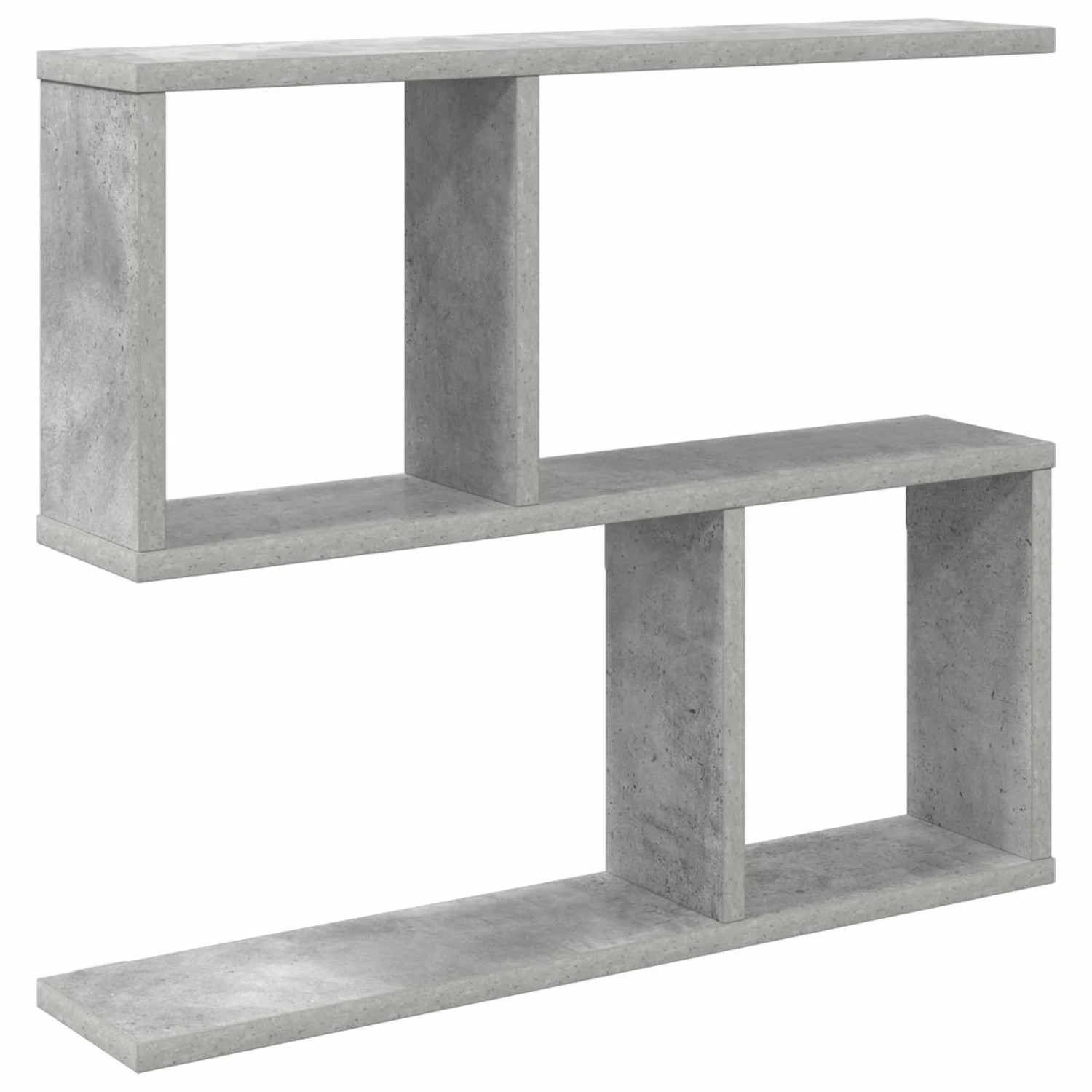 vidaXL Wandregal Betongrau 60 x 12 x 50,5 cm Holzwerkstoff 8012255