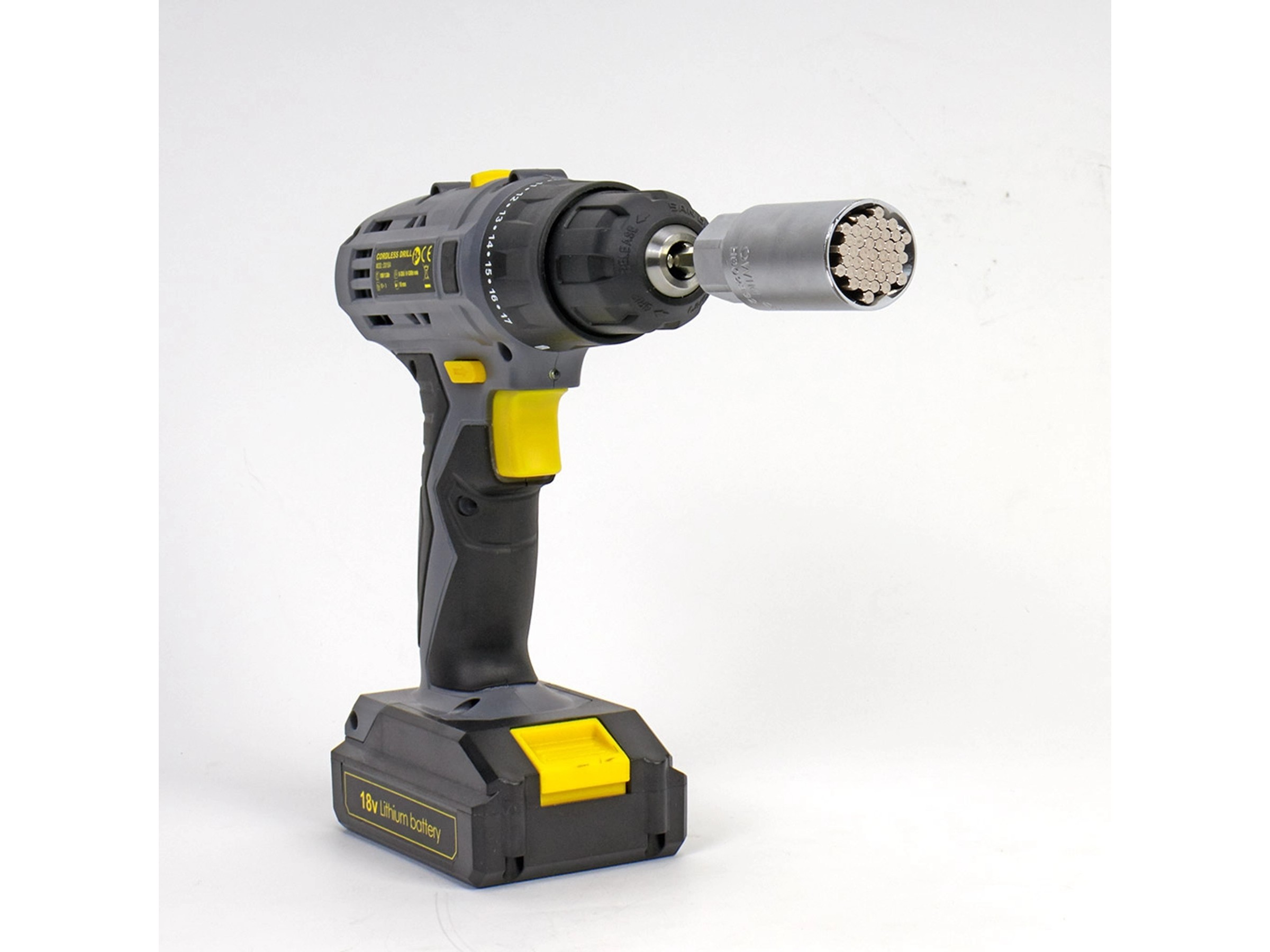 48-in-1 Universaler Steckschlüssel – 24,9 Cm, Edelstahl, 360° Drehbar, Für SAE & Metrische Schrauben