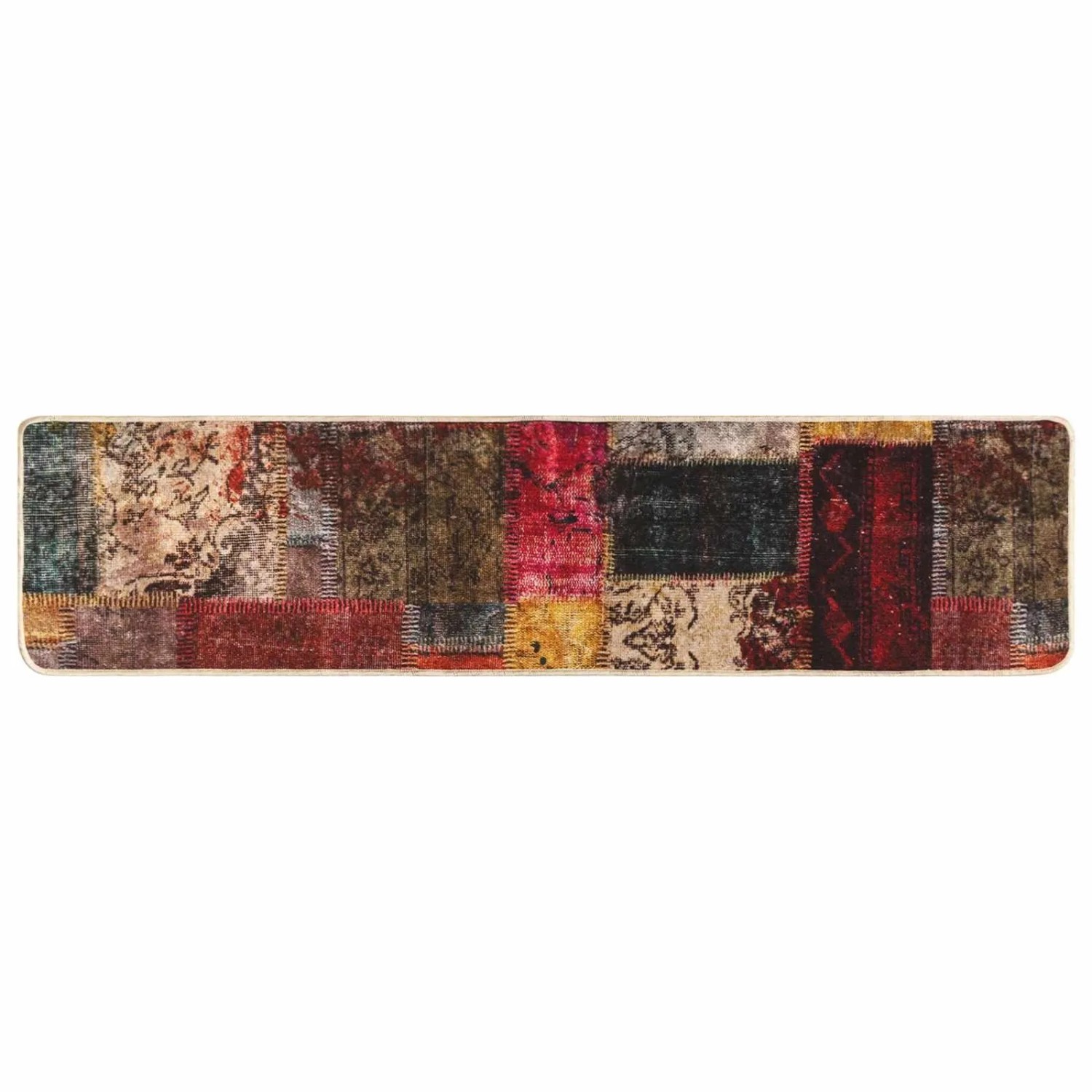 vidaXL Teppichläufer MARSA Mehrfarbig 450 x 80 cm Polyester und PVC 42023247