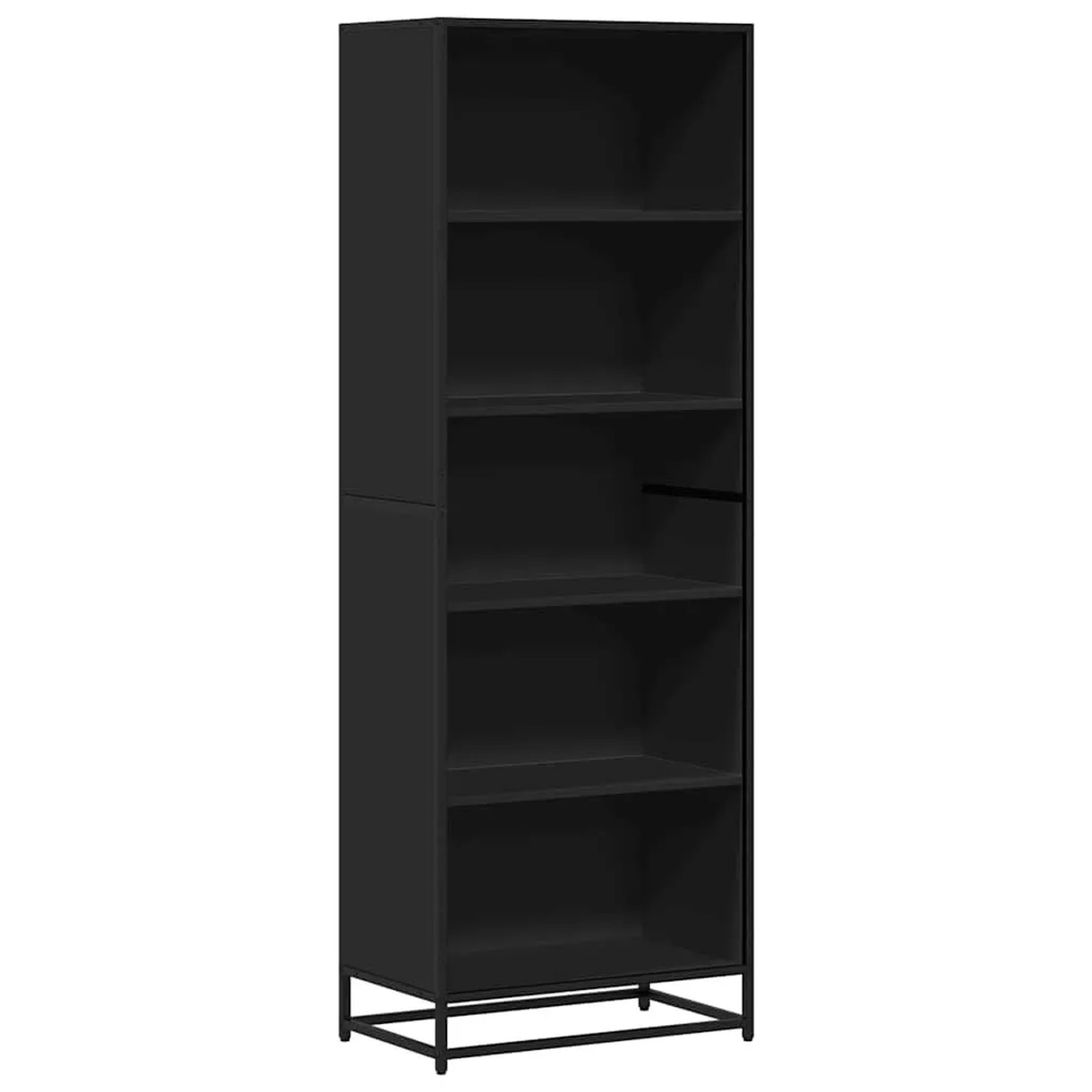 vidaXL Bücherregal Schwarz 60x35x170,5 cm Holzwerkstoff 3300850 günstig online kaufen