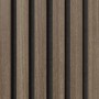 Akustikpaneel Muster Walnuss/Schwarz, folierte Holzoptik für Wand & Decke.
