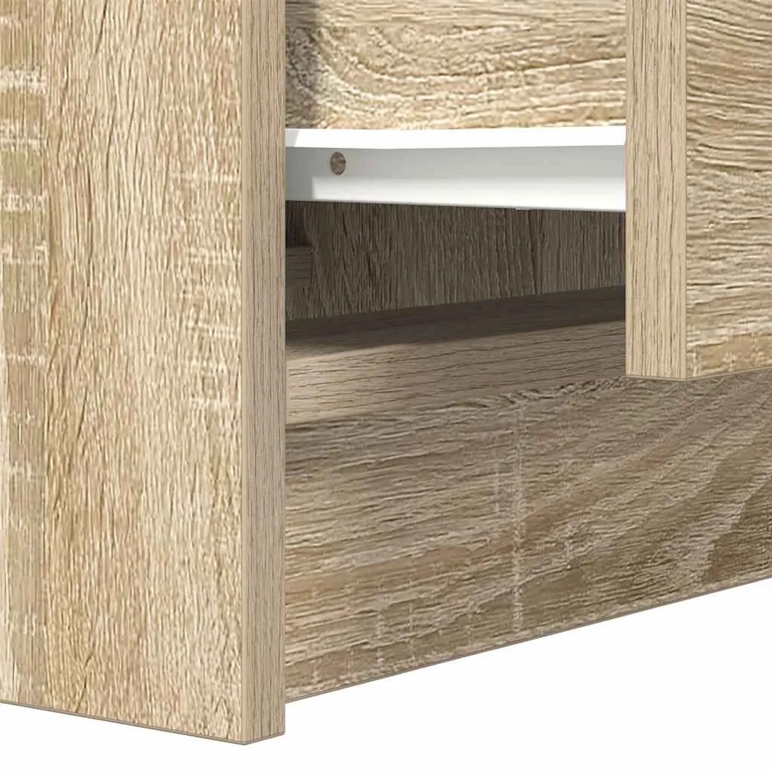 vidaXL Nachttisch mit 2 Schubladen Sonoma-Eiche 38x34x80 cm 861359_10