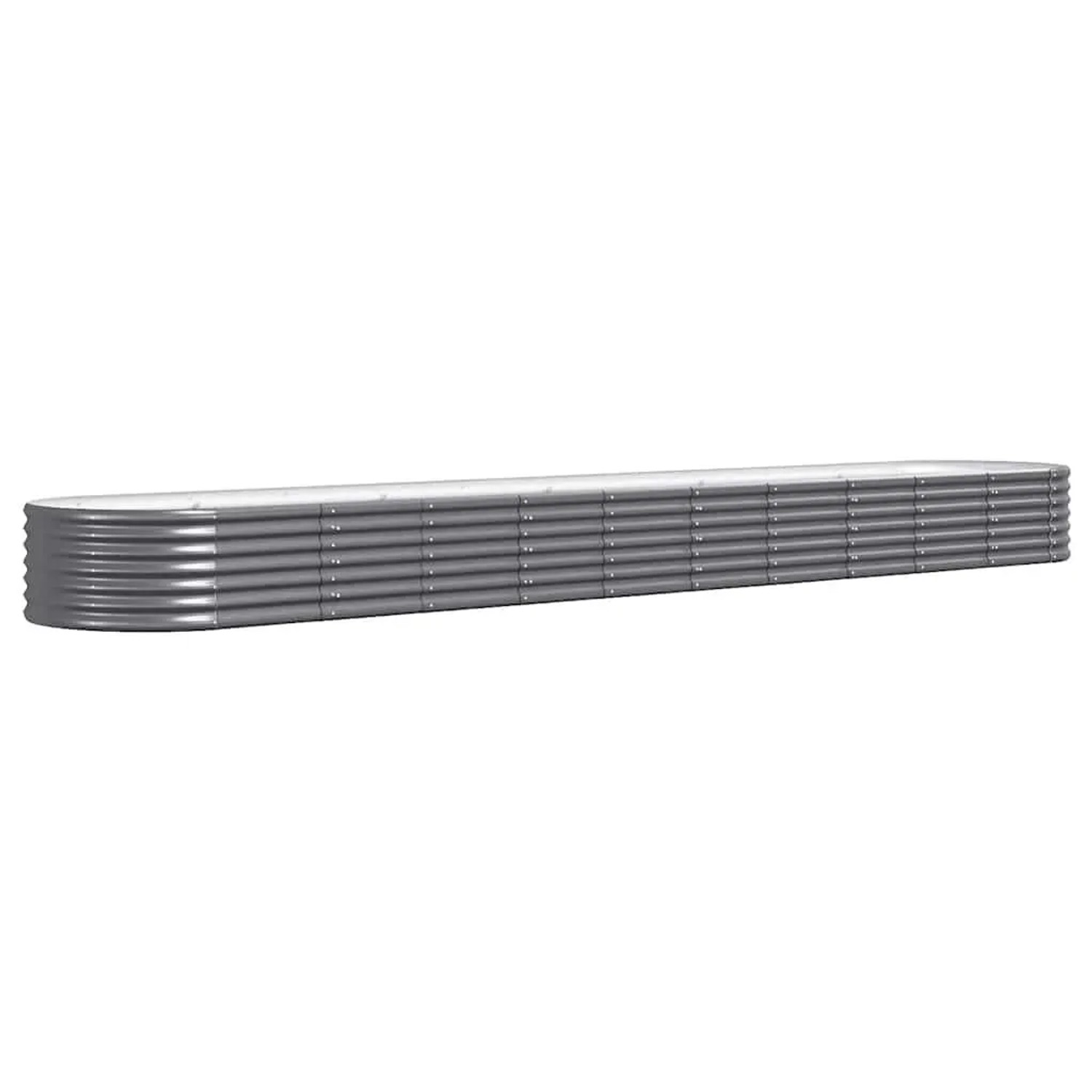 Furnicato Hochbeet Verzinkter Stahl 440x80x36 Cm Anthrazit