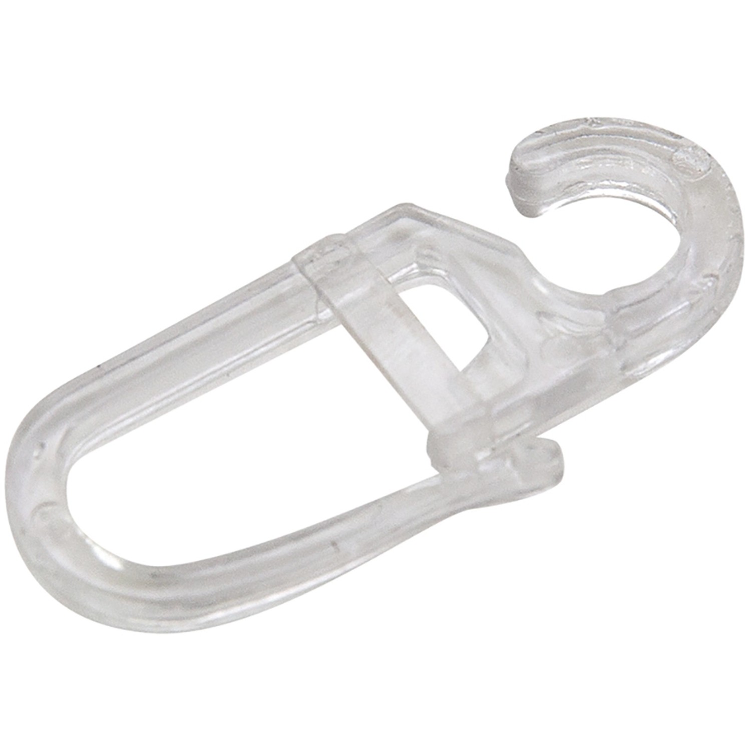 Mydeco Gardinenhaken Glasklar für 1,6 cm Gardinenringe