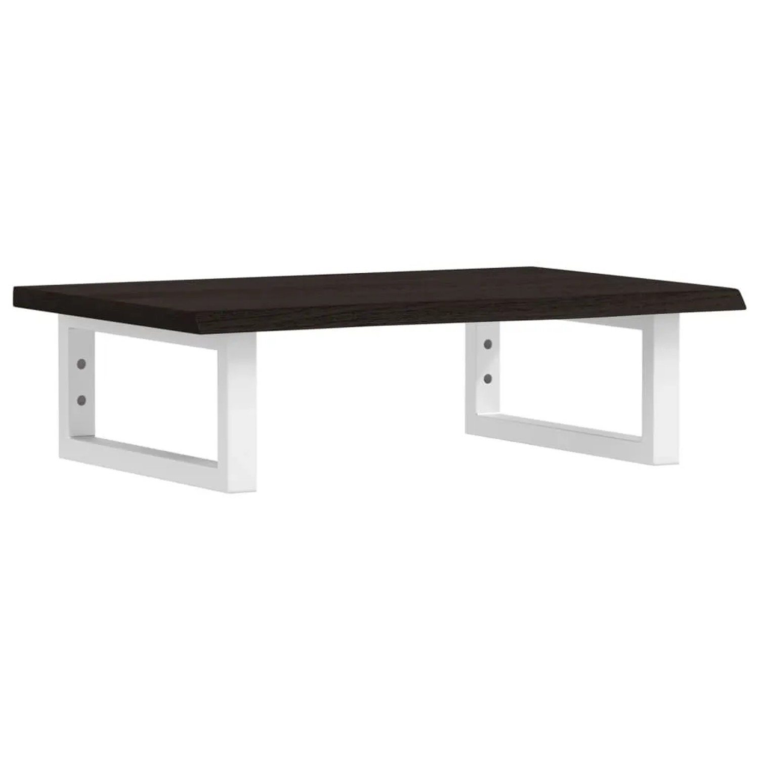 vidaXL Waschtischplatte mit Halterung Stahl und Massivholz Eiche 3302580 günstig online kaufen