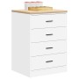 vidaXL Garagen-Aufbewahrungsschrank Weiß 60x51x85 cm Massivholz Kiefer 860598_4