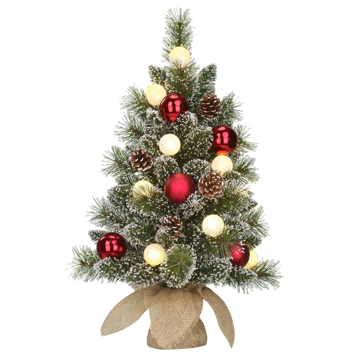 Black Box Trees Weihnachtsbaum Kaprun mit Burlap Frosted 60 cm Grün