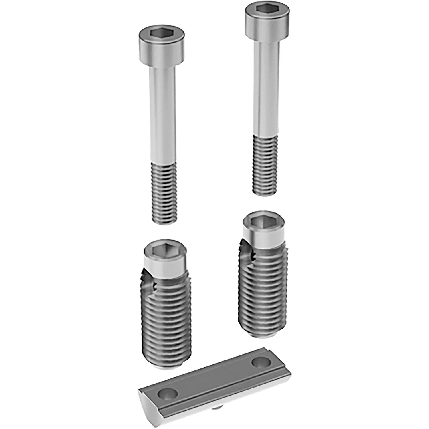Fath Automatik-Doppelverbinder-Set Item System Nut 8 26x31x12 mm Stahl Verzinkt