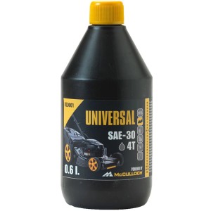 McCulloch 4-Takt-Öl SAE30, 0,6 l für Benzinrasenmäher und Gartengeräte.