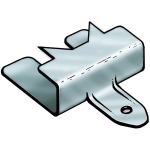 Profilkralle C3 für 7 mm Paneele, Zubehör zur Befestigung von Wand- und Deckenpaneelen, 250 Stück.