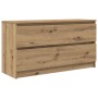 vidaXL TV-Schrank Artisan-Eiche 100x35x54 cm Holzwerkstoff 861813