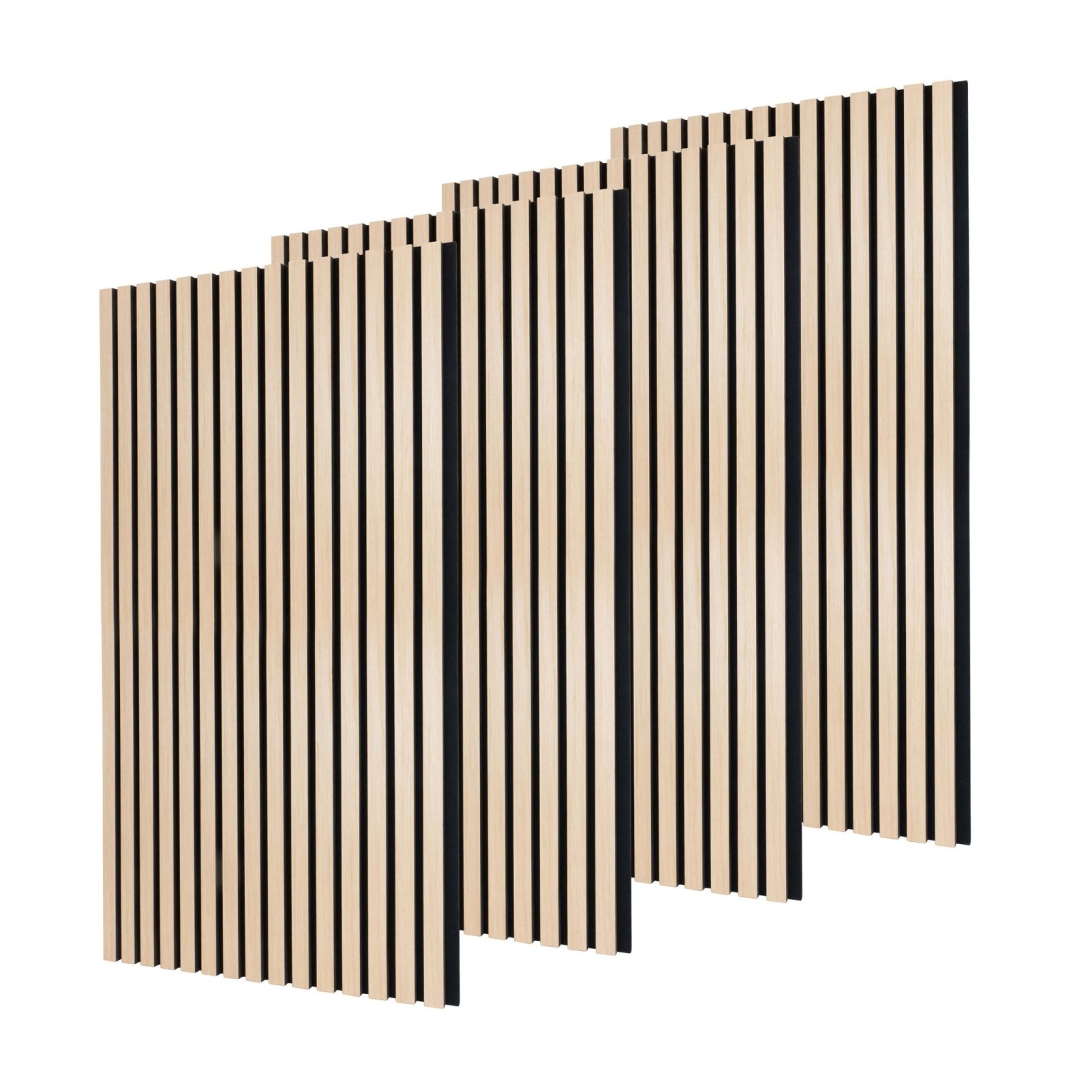 Dalsys Akustikpaneele 4x 120cm x 60cm Eiche Hell Wandpaneele Schallschutz günstig online kaufen
