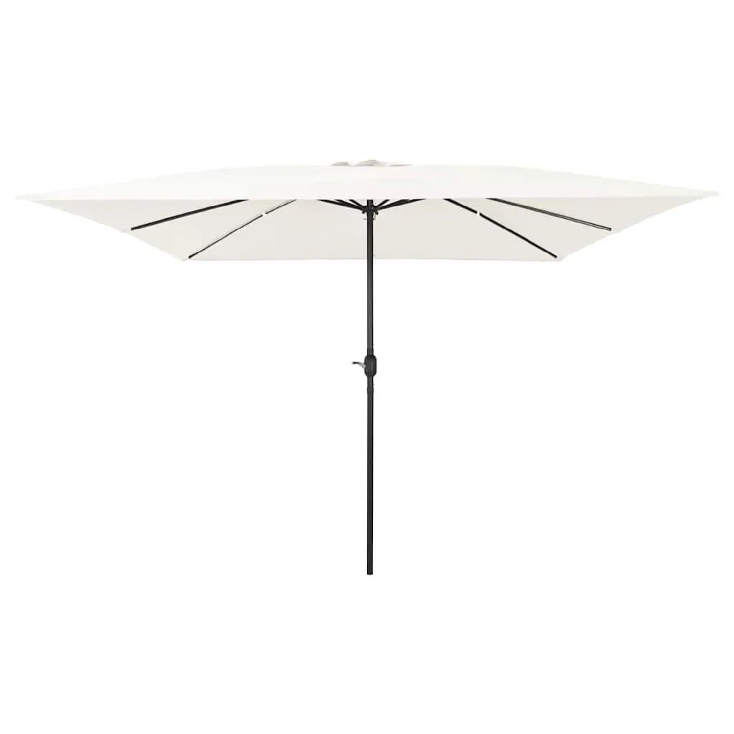vidaXL Gartenparasol Weiß und Schwarz 295 x 295 x 245 cm 42003652 günstig online kaufen