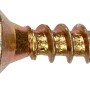 Gelb verzinkte LUX Spanplattenschraube, Senkkopf, PZ-Antrieb, 3x12 mm, 200 Stück.