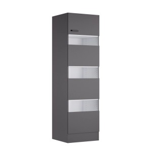 OPTIFIT Wäscheschrank Kiel420, 60x210 cm, Anthrazit Matt, für Hauswirtschaftsraum.