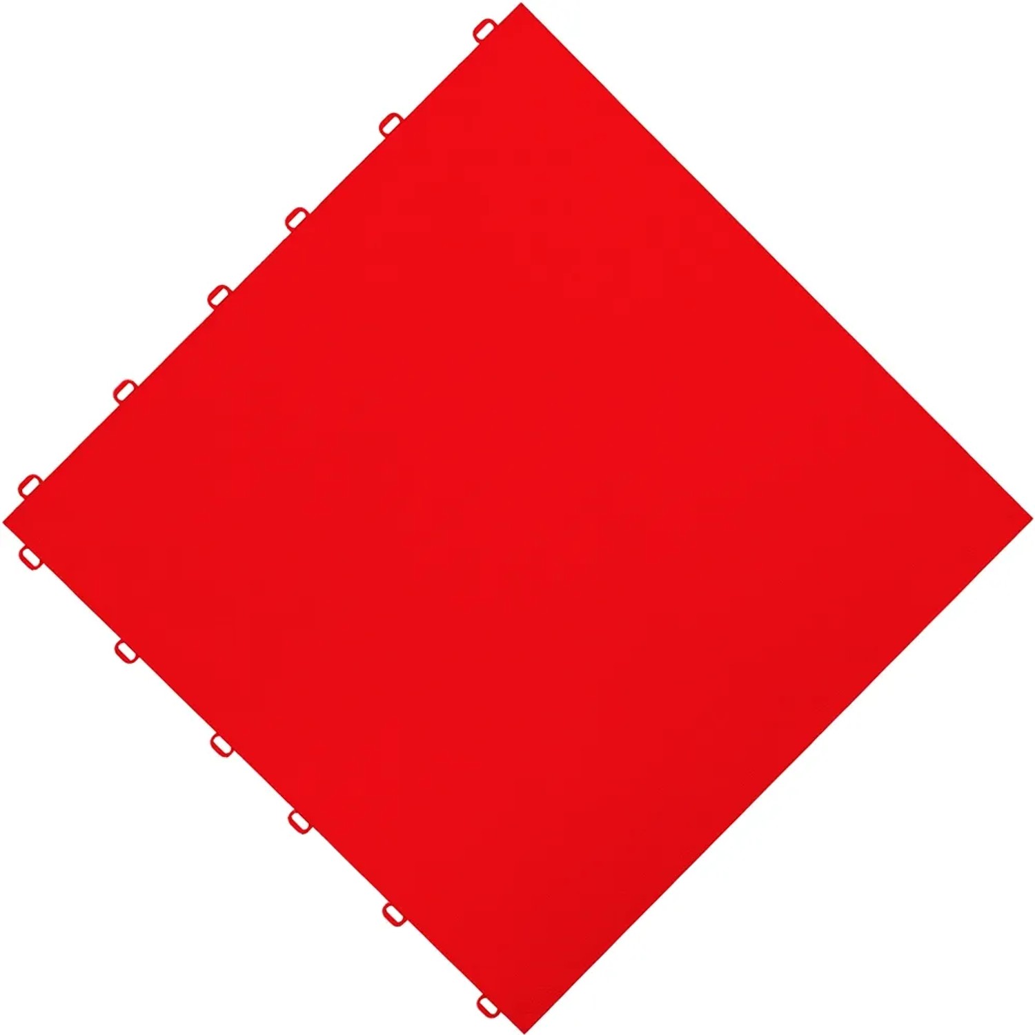 Rote Florco Kunststoff-Klickfliese floor, 40x40 cm, geeignet für Innenräume.