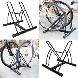 TRUTZHOLM Fahrradständer Für 2 Fahrräder DUO Schwarz