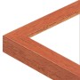 Detailansicht: Bilderrahmen aus Massivholz in Kirschbaum-Optik, 30x40 cm, modern.