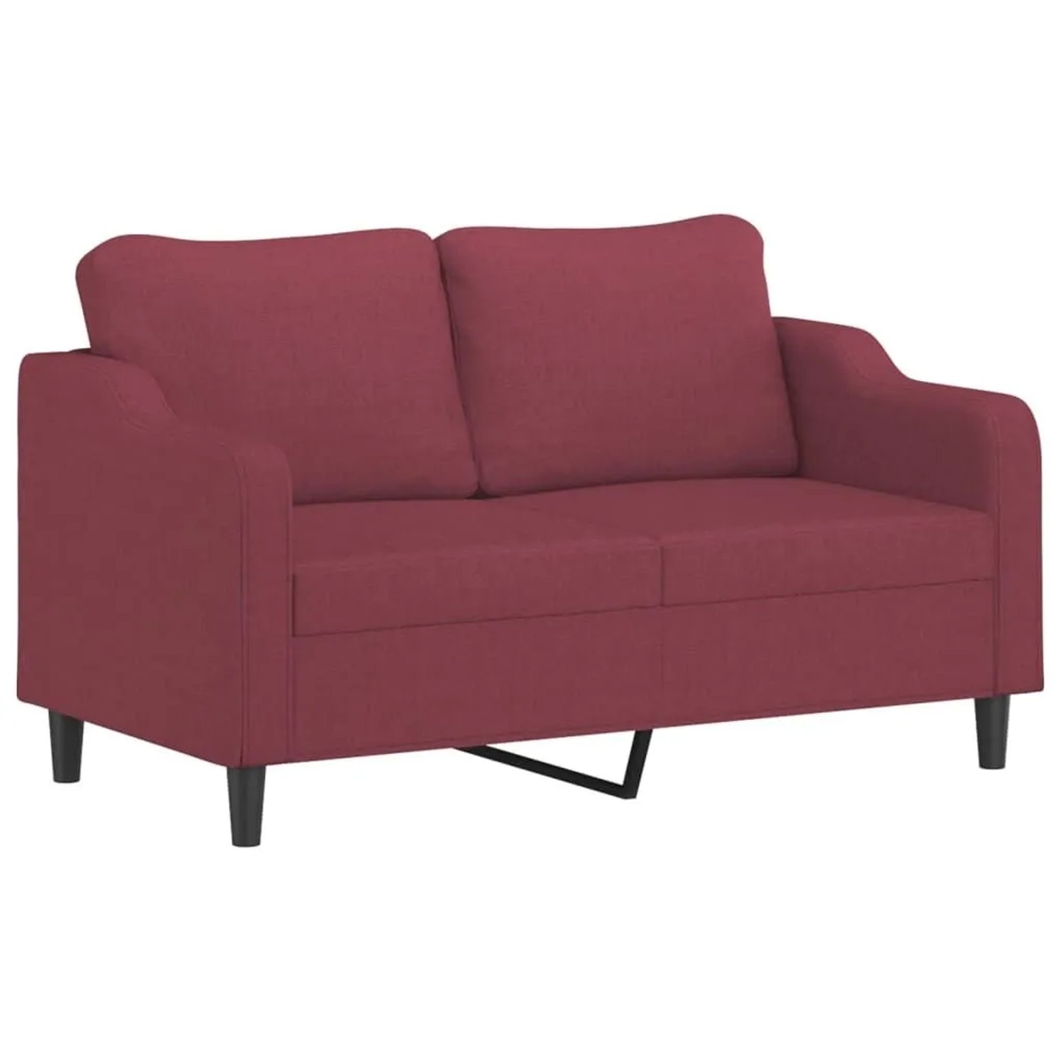 vidaXL 2-Sitzer-Sofa Weinrot 140 cm Stoff 359365 günstig online kaufen