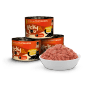 Lucky Lou Katzen-Nassfutter Adult Geflügel, 200g Dose und Schale mit Futter.