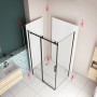 AICA Eckprofil (matt weiß) mit Kantenprofil aus Aluminium für 3mm Aluverbundplatten.