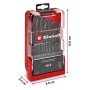 Einhell Metallbohrer-Set HSS-R, 19-teilig (1-10 mm) im roten Kunststoffkoffer.