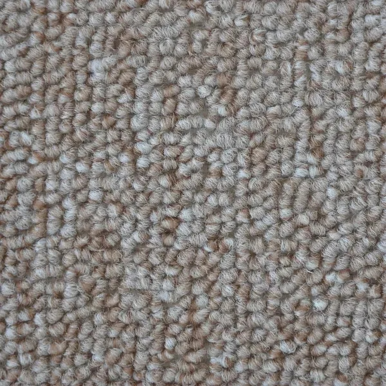 Detailaufnahme: Beiger Karat Teppichläufer London mit Schlingenflor, 67x300 cm.