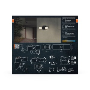 Osram Außenwandleuchte ENDURA Style USB Dunkelgrau
