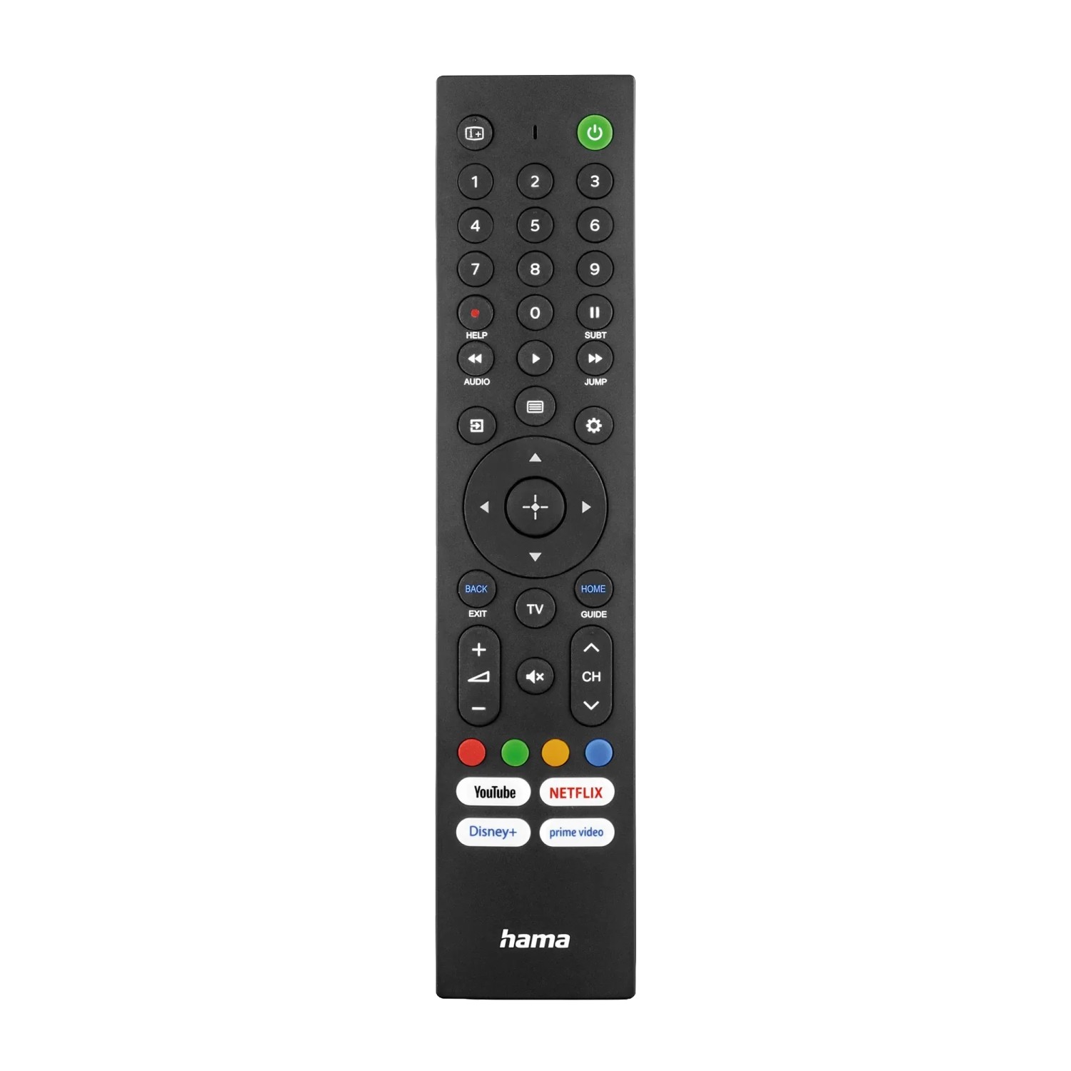Hama Universal-Fernbedienung für Sony TVs mit 4 App-Tasten