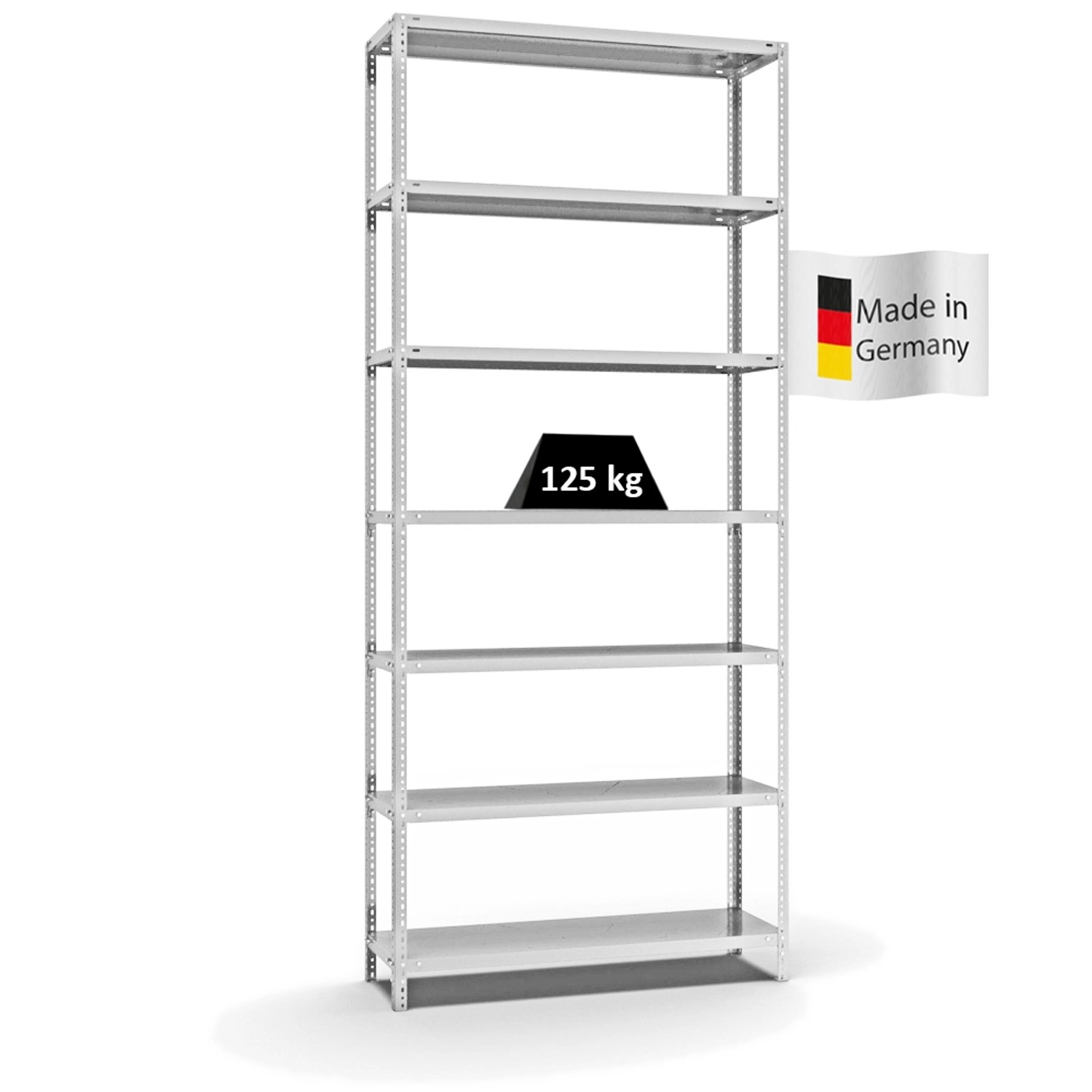 PROREGAL Fachbodenregal Schraubsystem Light-Duty Grundregal HxBxT 300 x 130 günstig online kaufen