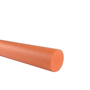 Orange Poolnudel, 160 cm, aus Schaumstoff. Schwimmhilfe für Badespaß und Wassergymnastik.