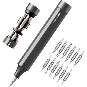 Hoto Schraubendreher-Set 24 in 1 Grau Magnetisch