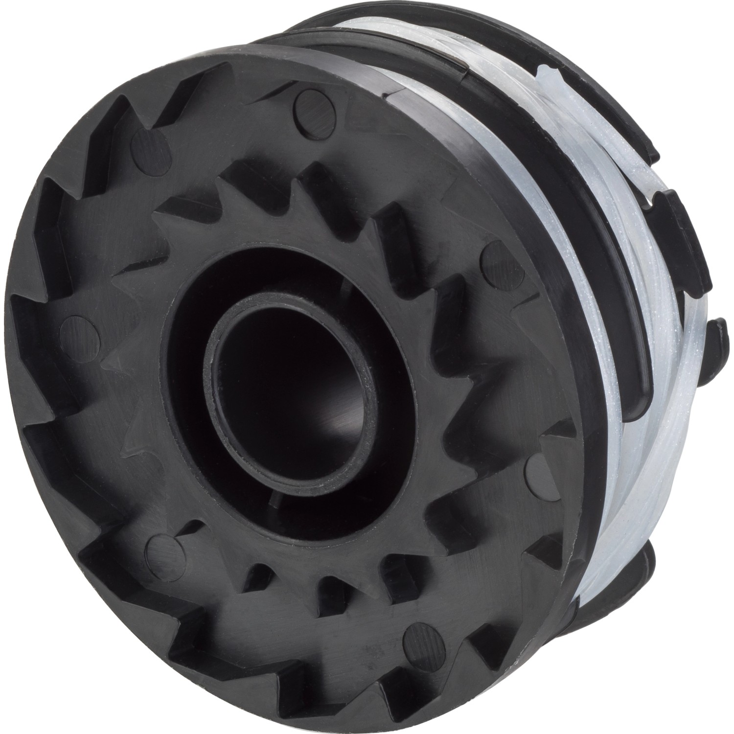 LUX Ersatzspule T 354 Doppelfaden für Rasentrimmer, Detailaufnahme.