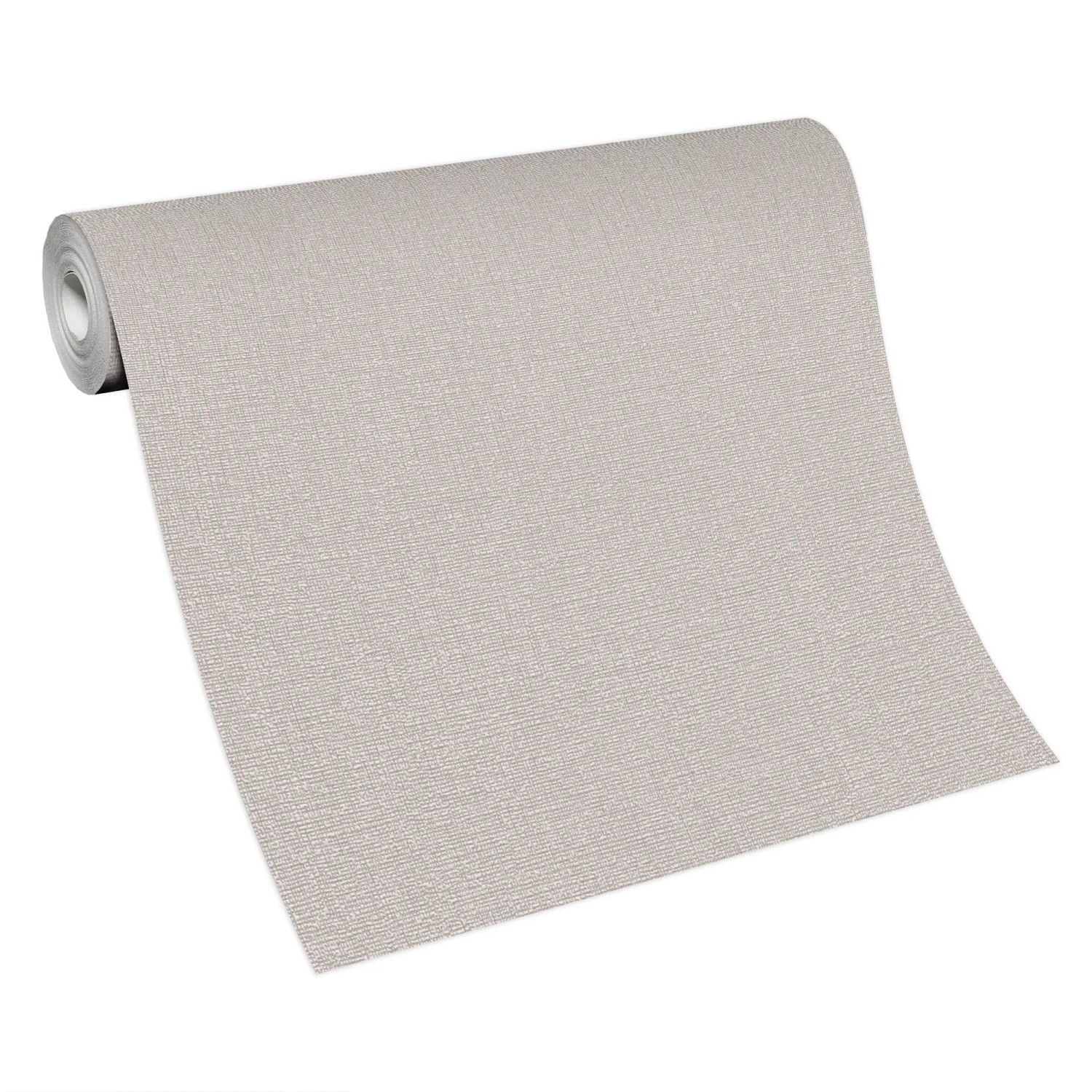 Rolle Erismann Vliestapete Collage Cozy Loom in Taupe mit feiner Struktur.
