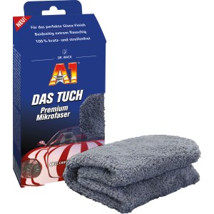 DR. Wack A1 Mikrofasertuch für Autopflege: Flauschiges Tuch für Glanz-Finish, kratzfrei.