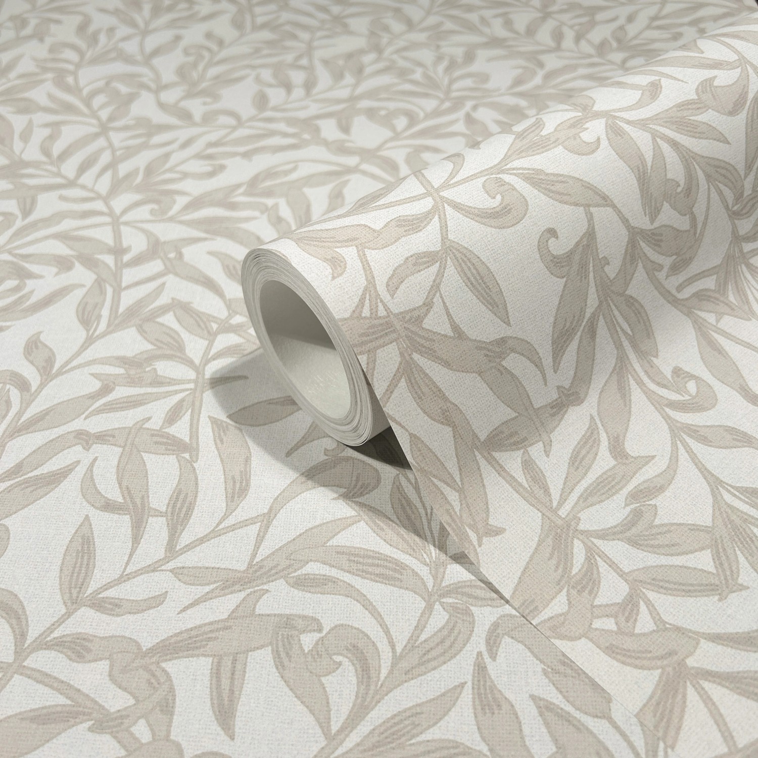 Marburg Vliestapete Blattmotiv Floral Modern 10,05 m x 0,53 m Beige günstig online kaufen