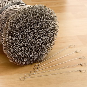 Noor Bindedrähte, 1000 Stück Edelstahl Draht für Sichtschutzmatten und Säcke.