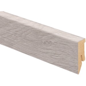 Kaindl Sockelleiste in Eiche Grau, 50x18x2600 mm, für Laminat- und Holzböden.