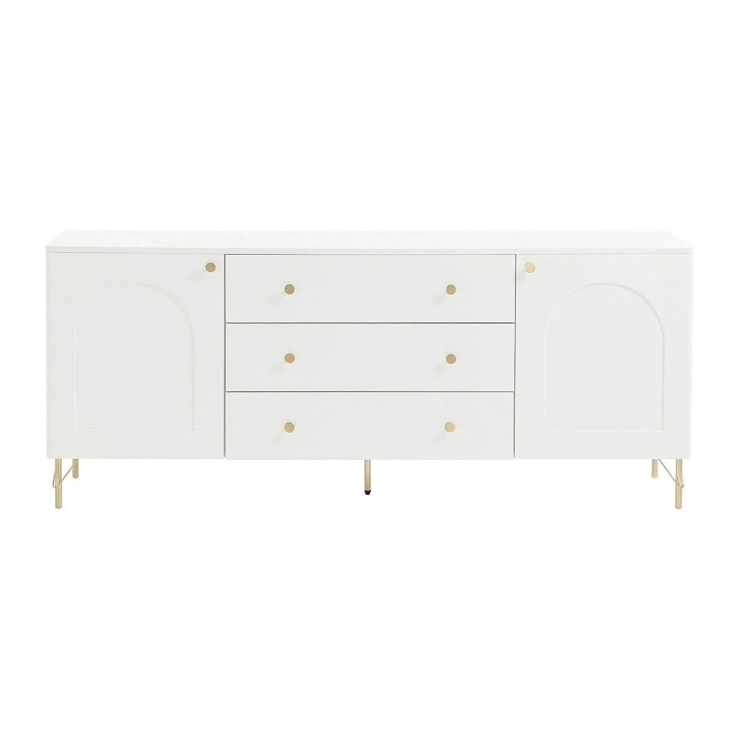 Vente-unique Sideboard Alobara Weiß 180 cm
