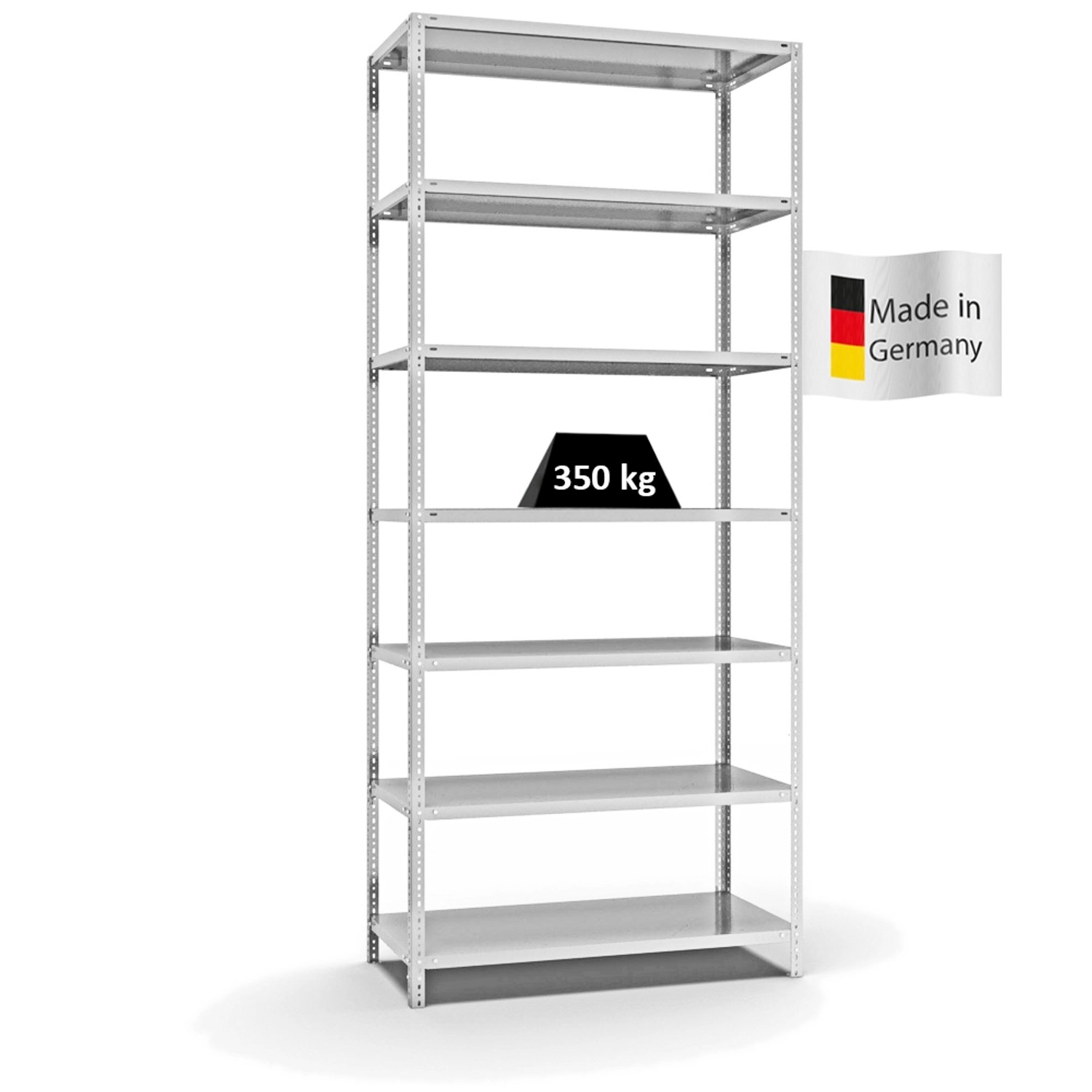 PROREGAL Fachbodenregal Schraubsystem Heavy-Duty Grundregal HxBxT 300 x 130 günstig online kaufen