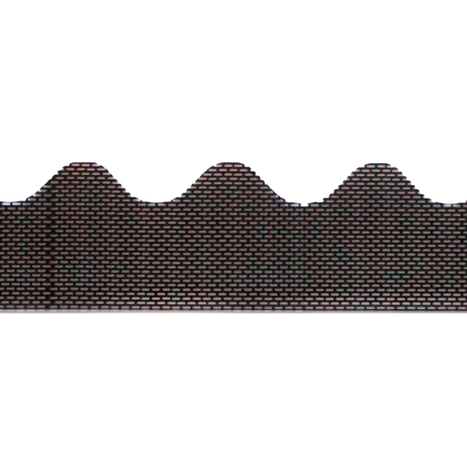 Daprona Traufenbelüftungsprofil Wellenförmig 50x 87,3cm PVC Schwarz