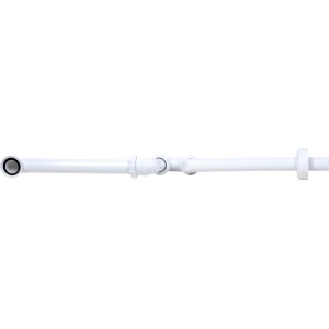 Viega Raumspar-Siphon für Waschtische, weißer Kunststoff, ideal für barrierefreie Bäder.