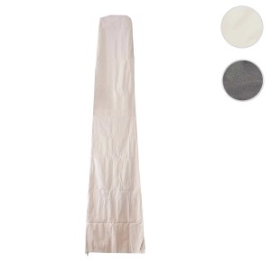 Creme Schutzhülle 370cm für XXL Marktschirm bis 5x5m, Abdeckhaube mit Reißverschluss.