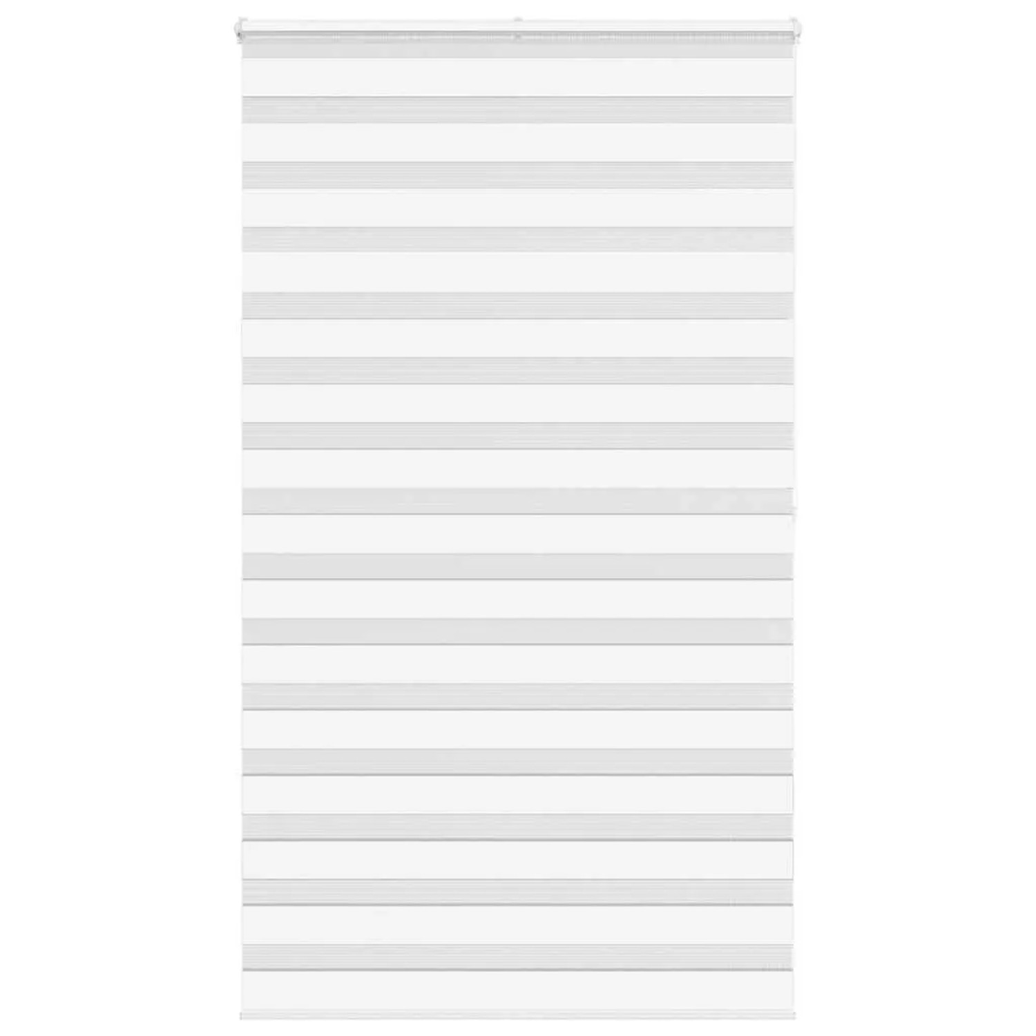 vidaXL Doppelrollo Weiß 125x200 cm Stoffbreite 120,9 cm Polyester 4014786 günstig online kaufen