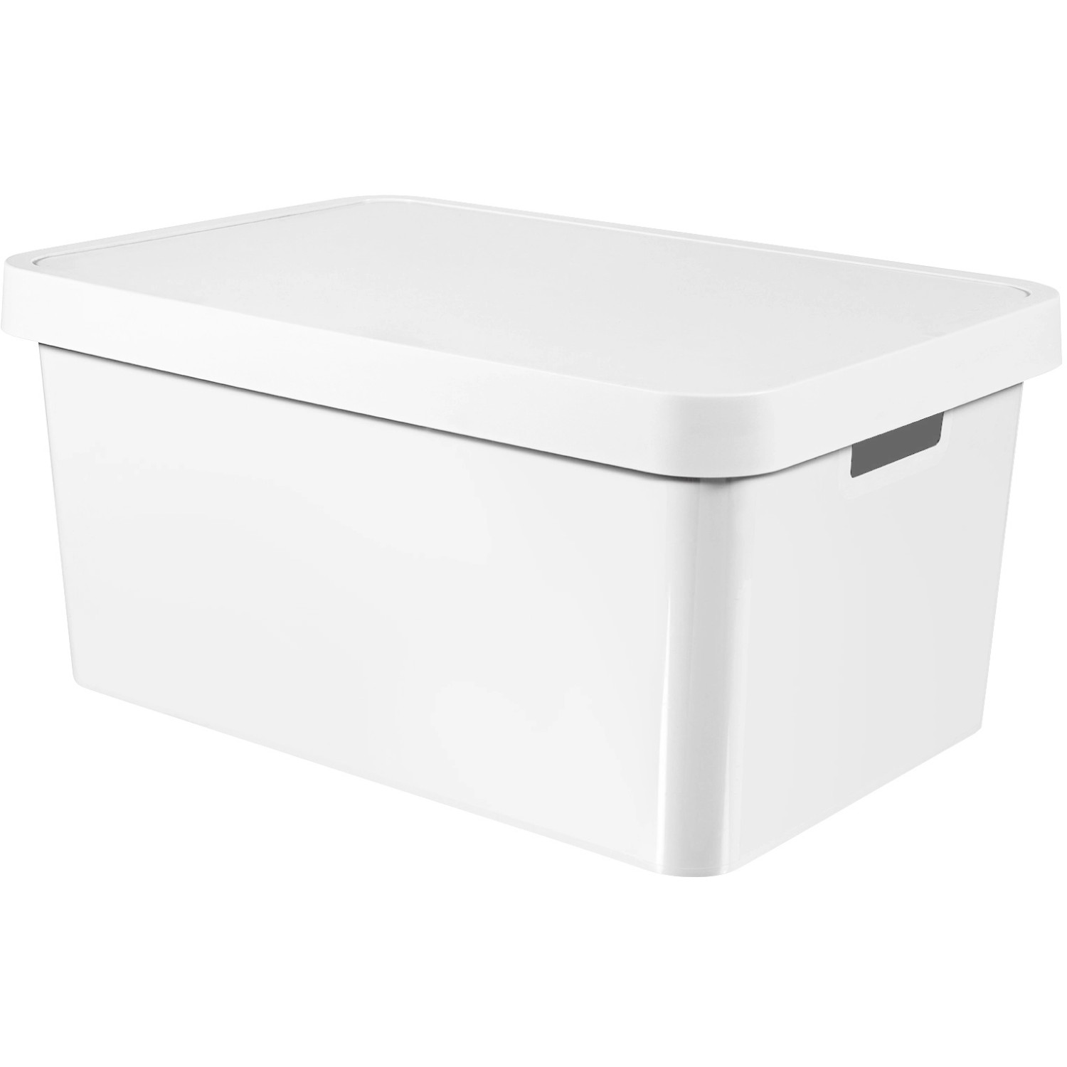 Curver 3er Set Infinity Box mit Deckel 45 l Weiß