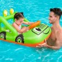 Bestway Kinder-Schlauchboot Lil' Navigator im Wasser mit Kind und Erwachsenem.