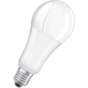 Osram LED-Lampe E27 in Glühlampenform, 21W, 2452lm, 14,3x6,7cm. Weißes, dimmbares Leuchtmittel.
